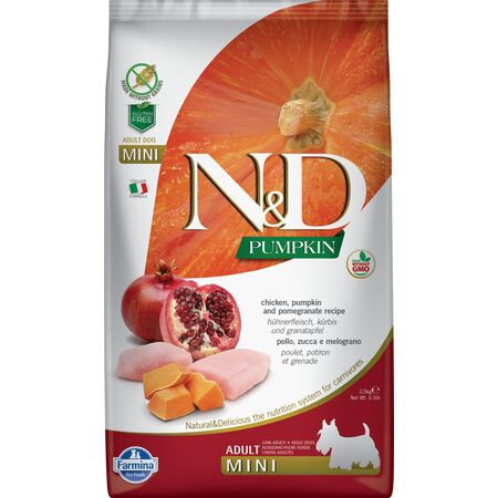 Farmina Dog Dry GF PUMPKIN Chicken & Pomegranate Mini 5.5#