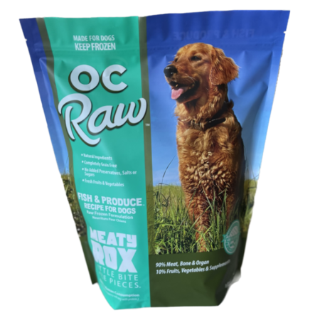 OC Raw Dog Frozen Fish & Produce Meaty Rox 3#