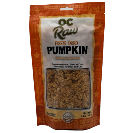 OC Raw Dog Treat FD Pumpkin Rox 4 oz