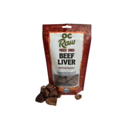 OC Raw Dog Treat FD Beef Liver 4 oz