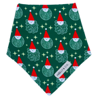 Santa + Royal Stewart Plaid - Reversible Dog Bandana