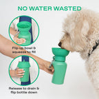 Dog Travel Water Bottle - 20oz Flip (Mixed 12 Pack)