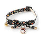 Necoichi Cat Collar Zen Hariko Charm Black