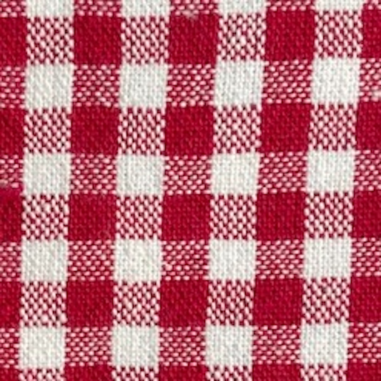 Red Gingham Summer Dog Bandana
