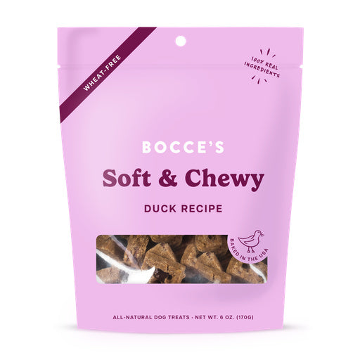 Bocce's Dog Treat Basics Soft & Chewy Duck 6 oz