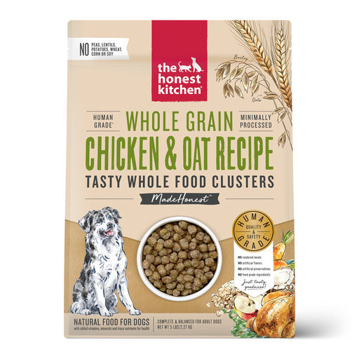 Honest Kitchen Dog Dry Clusters Whole Grain Chicken 5#