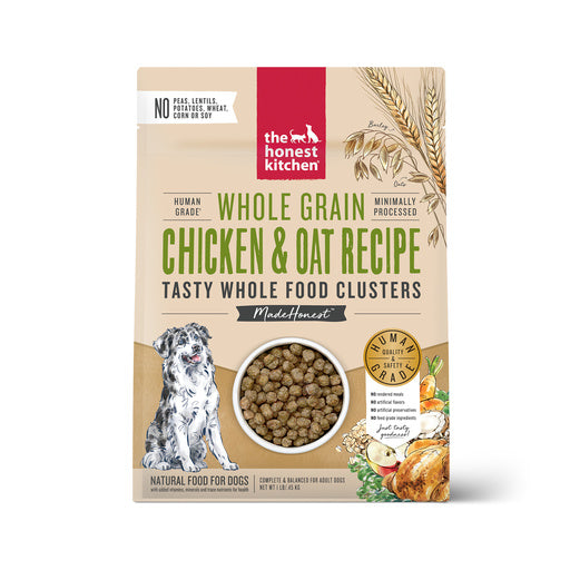 Honest Kitchen Dog Dry Clusters Whole Grain Chicken 1#