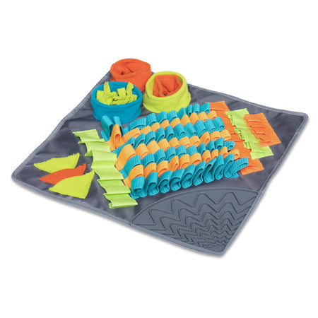 Messy Mutts Dog Forage Mat Square Plus Lick Mat 16X16