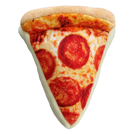 Huxley & Kent Dog Toy Power Plush Pup-Eroni Pizza Small