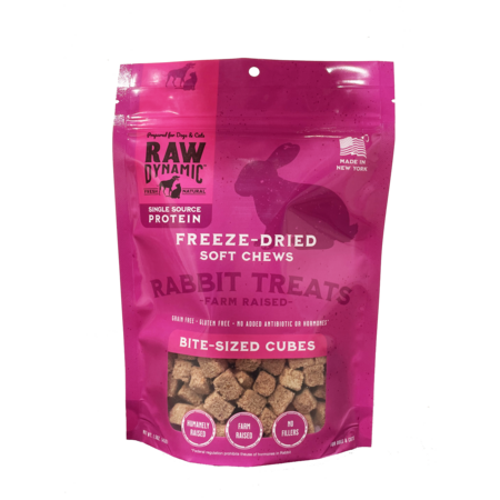 Raw Dynamic Dog Treat FD Rabbit 1.5 oz