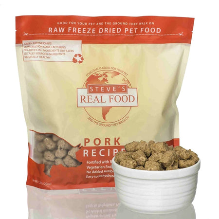 Steve's Dog & Cat Food FD Nuggets Pork 20 oz