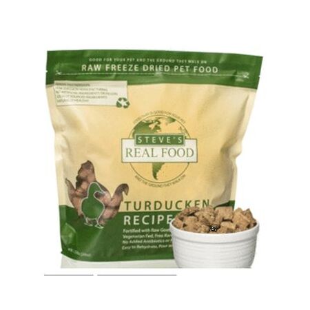 Steve's Dog & Cat Food FD Nuggets Turducken 20 oz