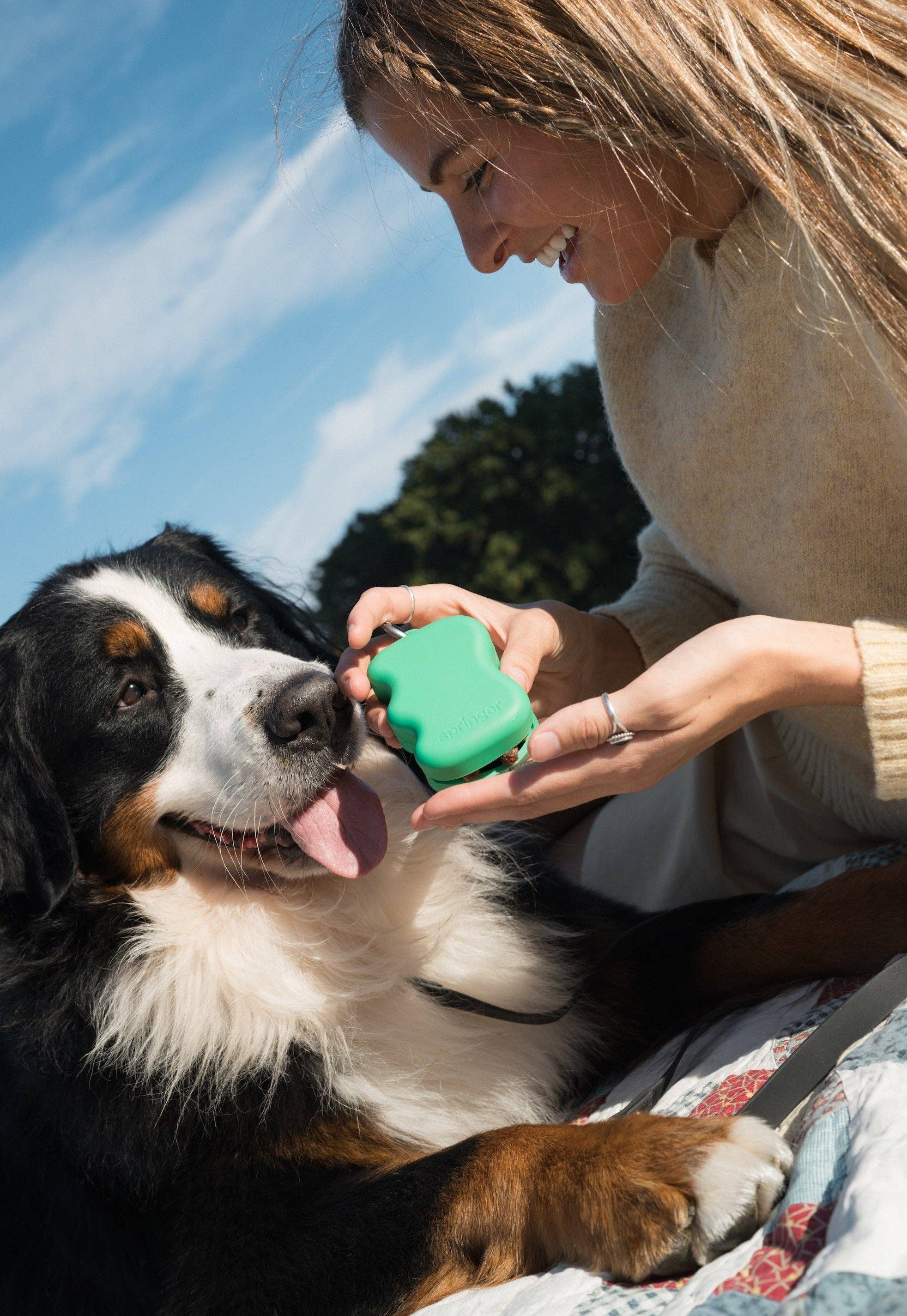 Silicone Dog Treat Dispenser - 6 Colors (Mixed 12 Pack)
