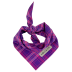 Pinkberry Plaid - Dog Bandana