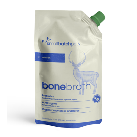Smallbatch Dog Topper Bone Broth Venison Shelf Stable 16 oz