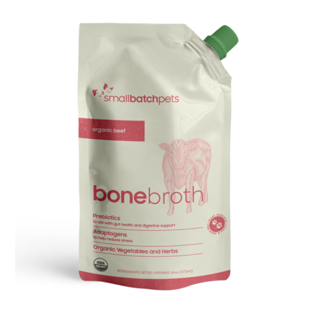 Smallbatch Dog Topper Bone Broth Beef Shelf Stable 16 oz