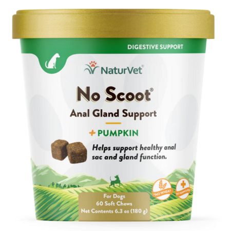 NaturVet Dog Training No Scoot Soft Chew 60 ct