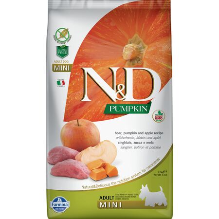 Farmina Dog Dry GF PUMPKIN Boar & Apple Mini 5.5#