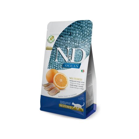 Farmina Cat Dry GF OCEAN Neutered Herring & Orange Adult 3.3#