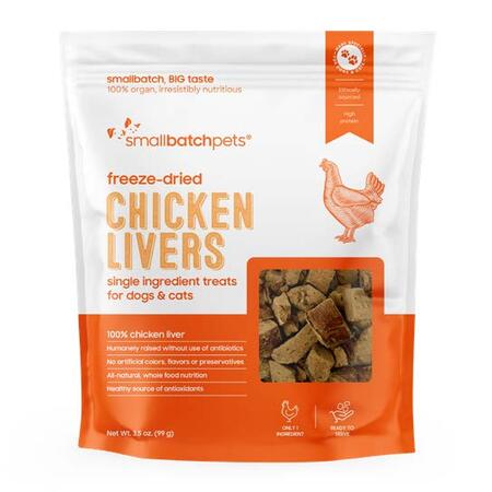 Smallbatch Dog Treat FD Chicken Liver 3.5 oz