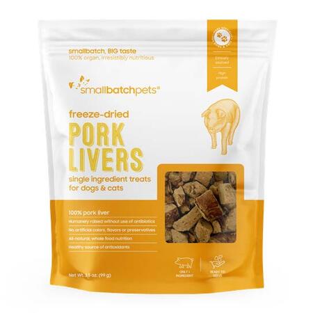 Smallbatch Dog Treat FD Pork Liver 3.5 oz