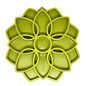 Sodapup Dog Slow Feeder Shallow E-Tray Mandala Green
