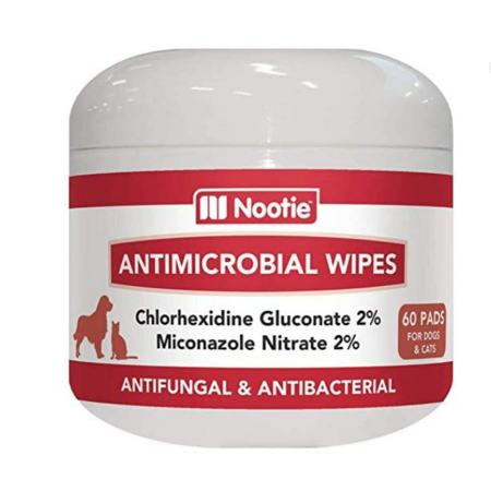 Nootie Dog Grooming Pads Antibacterial 60 ct