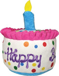 Huxley Kent Dog Toy Power Plush Happy Barkday Cake Large
