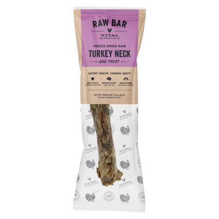 Vital Essentials Raw Bar Freeze-Dried Turkey Necks