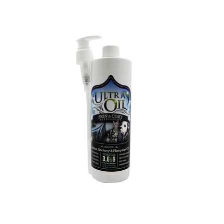 Ultra Oil Dog Topper Skin & Coat Supplement 16 oz