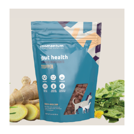 Momentum Dog Topper Functional Superfood Gut Health 3 oz