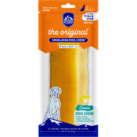 Himalayan Dog Treat Chew Cheese Orange Big Dog Treat 75# And Over