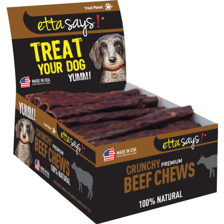 Etta Says Crunchy Chew 4.5” Beef 1ct