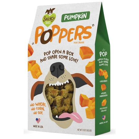 Snicky Snaks Dog Treat Poppers Pumpkin 10 oz