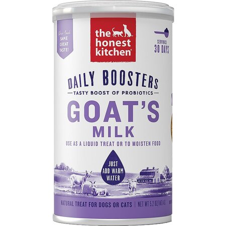 Honest Kitchen Dog Topper Daily Boosters Instant Goat's Milk Probiotics 5.2 oz