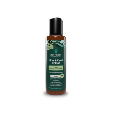 Pet Releaf Dog Grooming CBD Travel Shampoo & Conditioner 2 oz