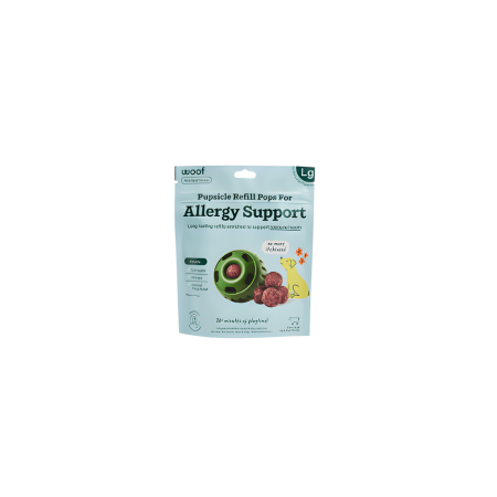 Woof Dog Treat Allergy Support Wellness Pops Small 6 oz