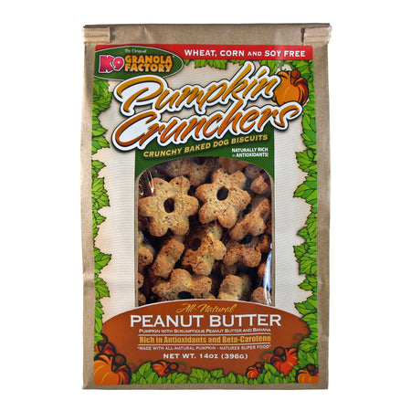 K9 Granola Dog Treat Crunchers Pumpkin, Peanut Butter & Banana 14 oz
