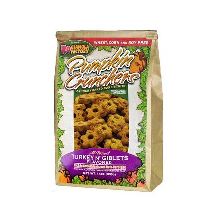 K9 Granola Dog Treat Crunchers Pumpkin, Turkey N' Giblet 14 oz