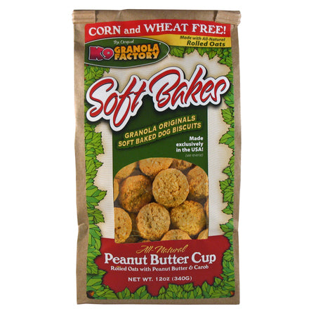 K9 Granola Dog Treat Soft Bakes Peanut Butter Cup 12 oz