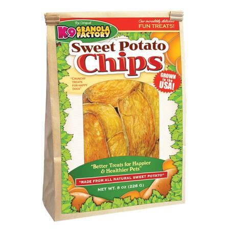K9 Granola Dog Treat GF Chips Sweet Potato 6 oz