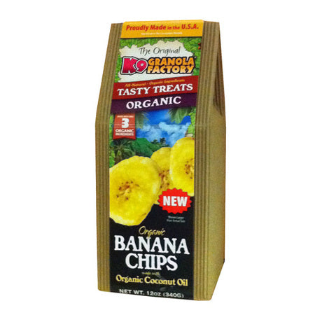 K9 Granola Dog Treat GF Chips Banana 12 oz