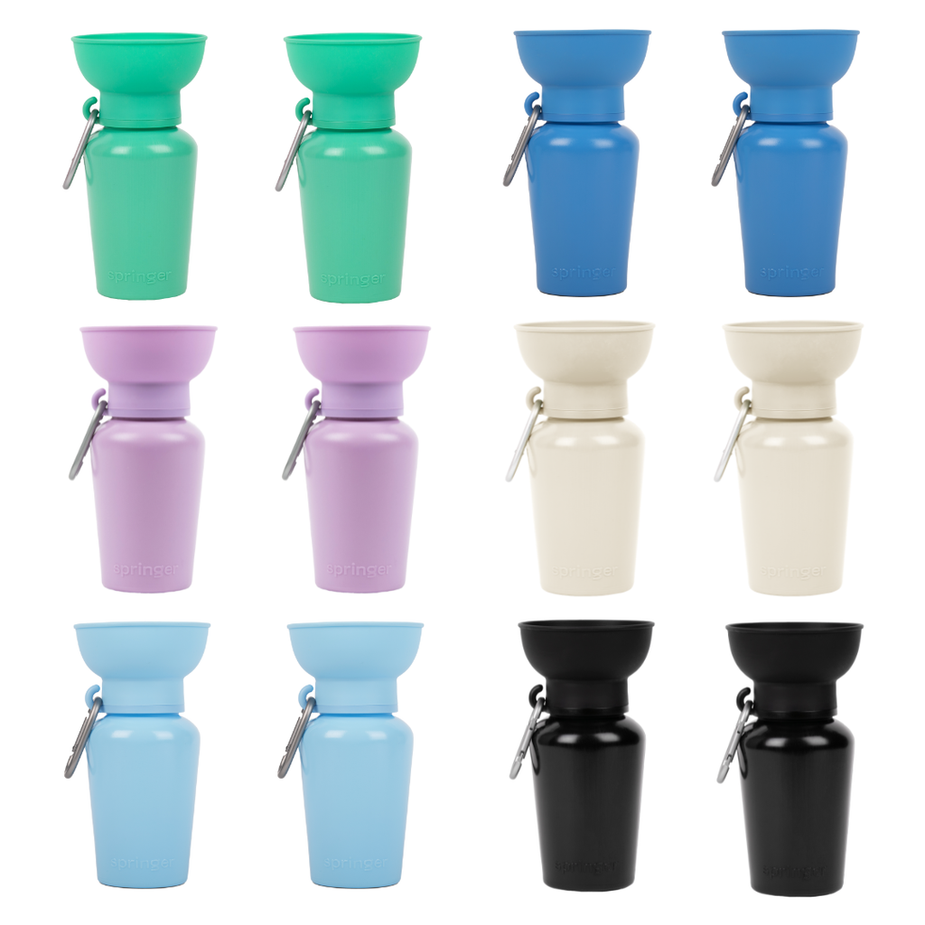 Dog Travel Water Bottle - 20oz Flip (Mixed 12 Pack)