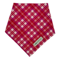 Rosewood Tartan + Gingerbread - Reversible Dog Bandana