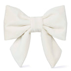Ivory Velvet Lady Dog Bow