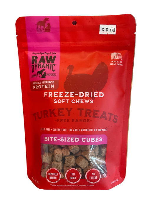 Raw Dynamic Freeze-Dried Treats Turkey 1.5oz
