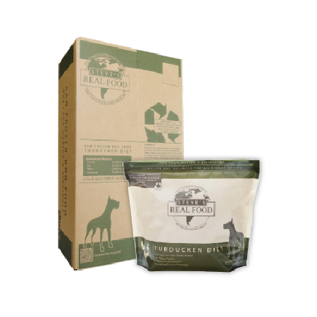 Steve's Dog & Cat Frozen Turducken Nuggets 5#