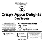 B&B Crispy Apple Delight Dog Treats 4oz