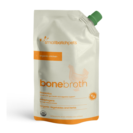 Smallbatch Dog Topper Bone Broth Chicken Shelf Stable 16 oz