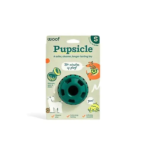 Woof Dog Toy Pupsicle Green Small